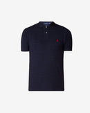 Slim fit polo van piqué